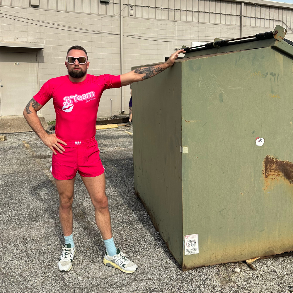 MA1 B-Team Pink Short Sleeve Rashguard