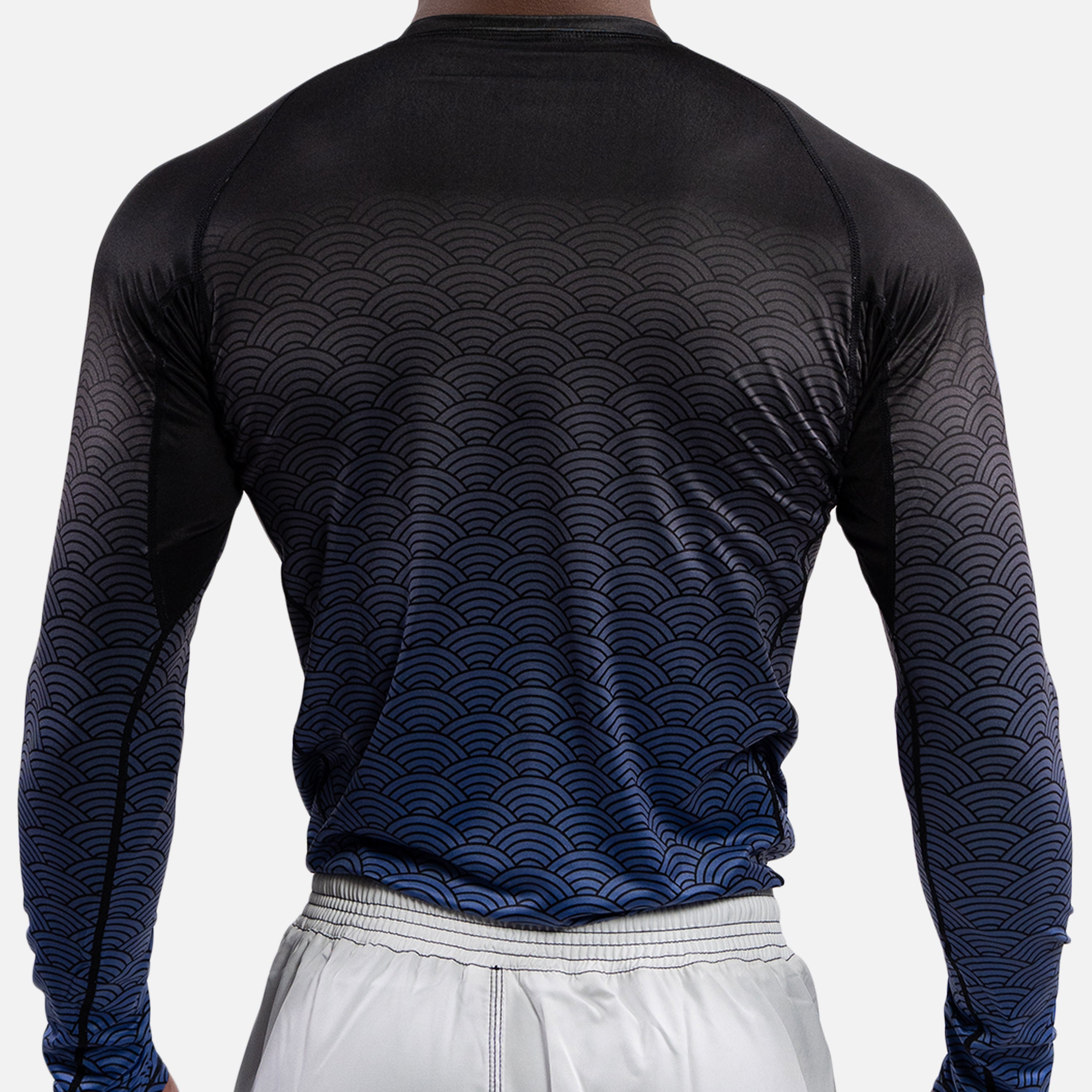 MA1 Long Sleeve Rash Guard - Wagara Blue