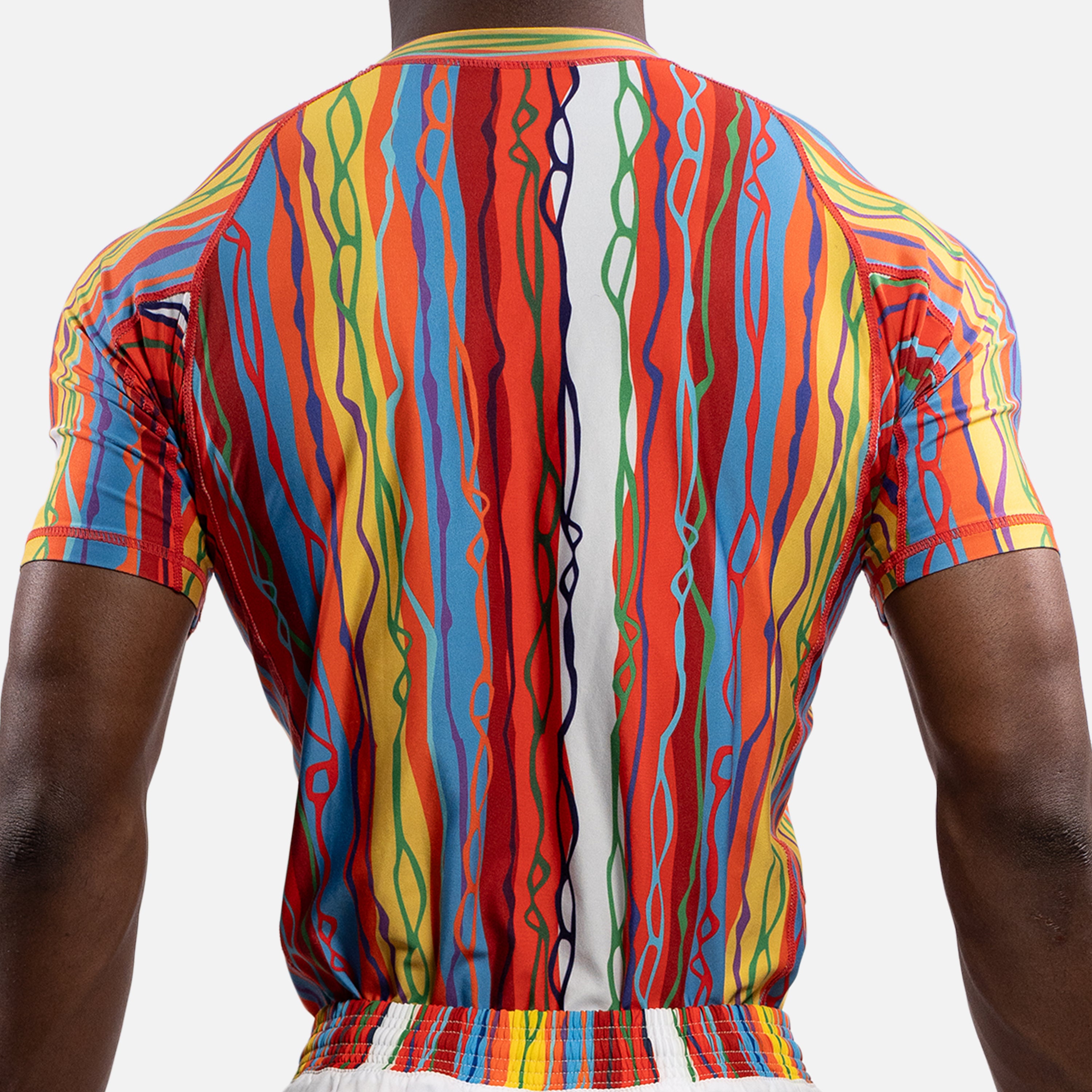 MA1 Chaotic Knit Short Sleeve Rashguard