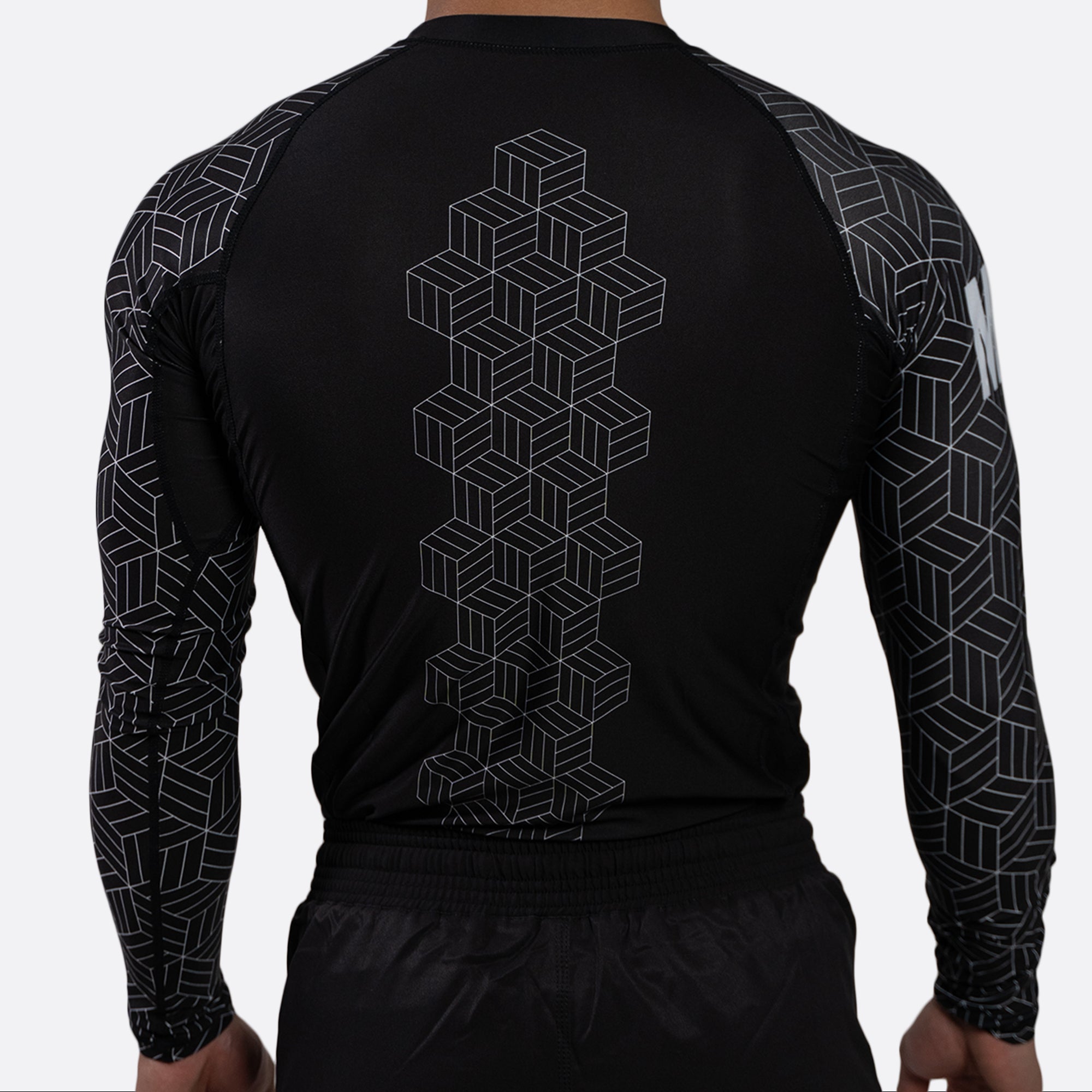 MA1 Long Sleeve Rash Guard - Wagara Black