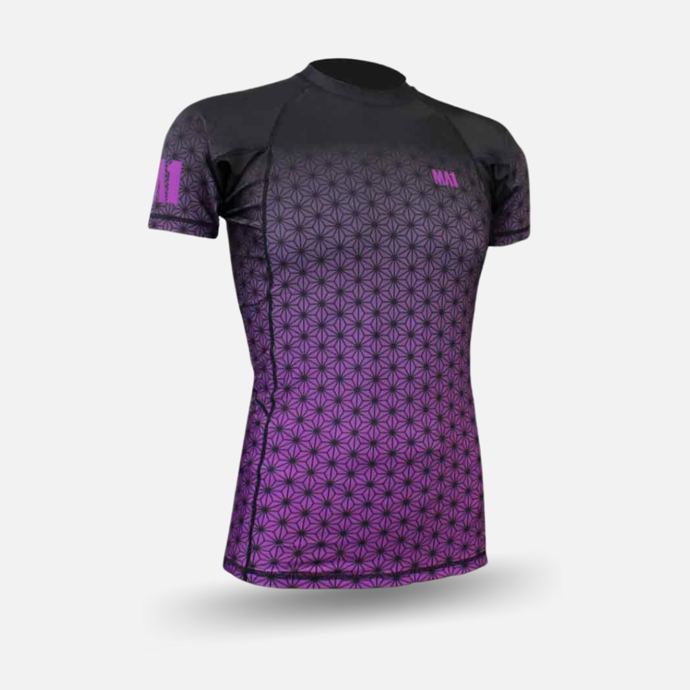 MA1 Short Sleeve Rash Guard - Wagara Purple