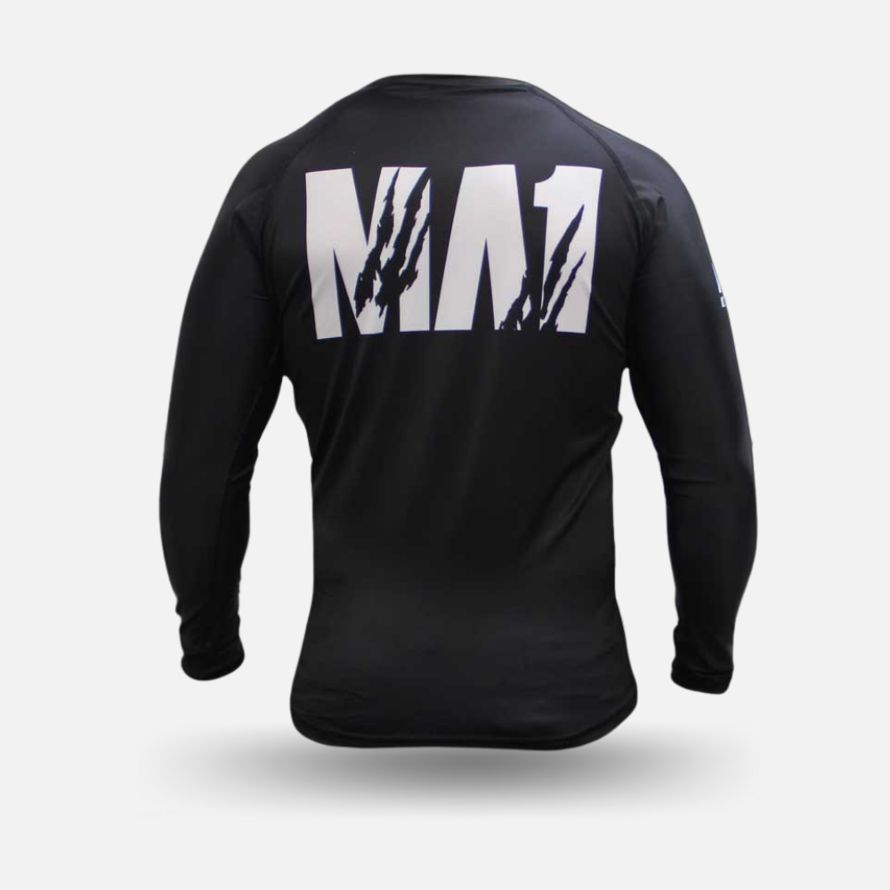MA1 Raptor Long Sleeve Rash Guard - Black