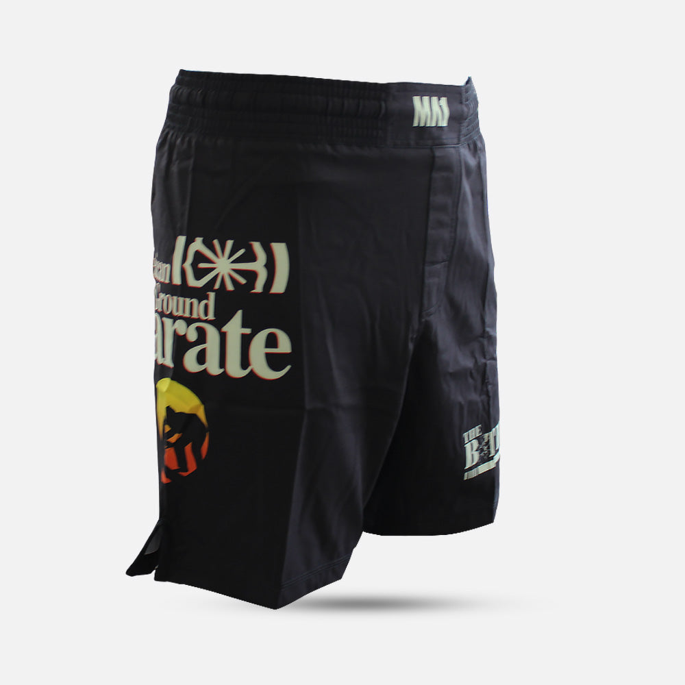 B-Team - Mexican Ground Karate Black Basic MMA Shorts