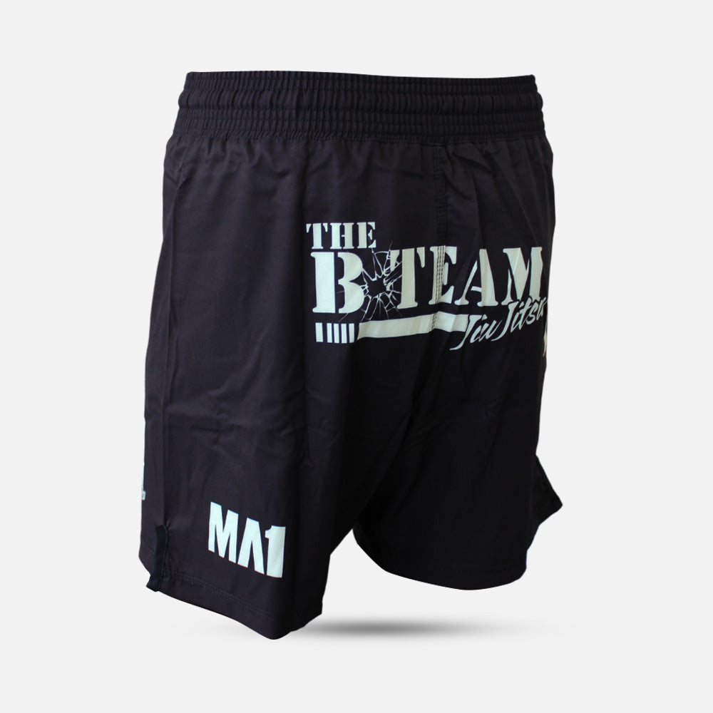 B-Team - Mexican Ground Karate Black Basic MMA Shorts