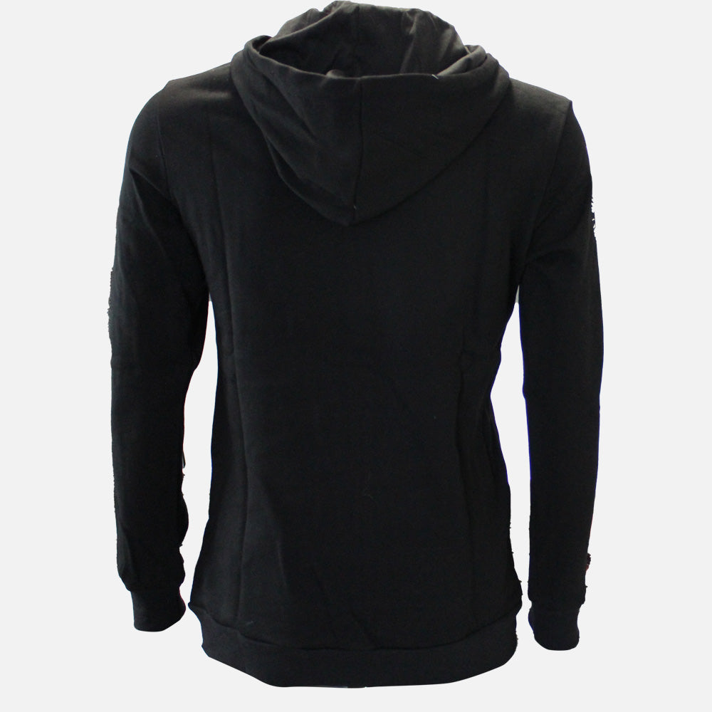 MA1 Monogram Black Zip Hoodie