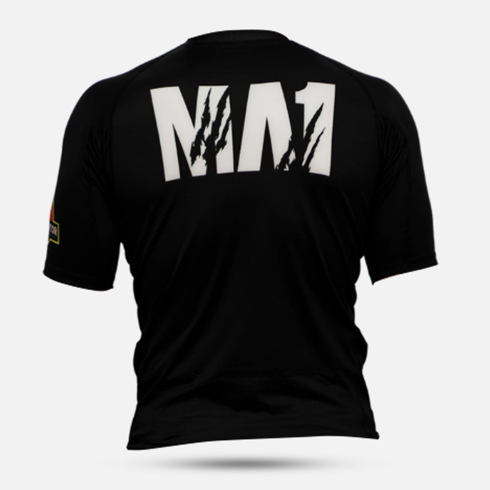 MA1 Raptor Short Sleeve Rash Guard - Black