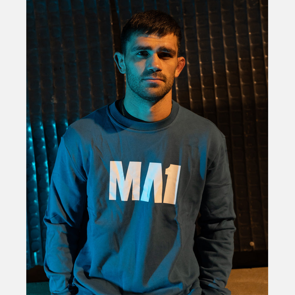 MA1 Classic Blue Teal Crew Neck