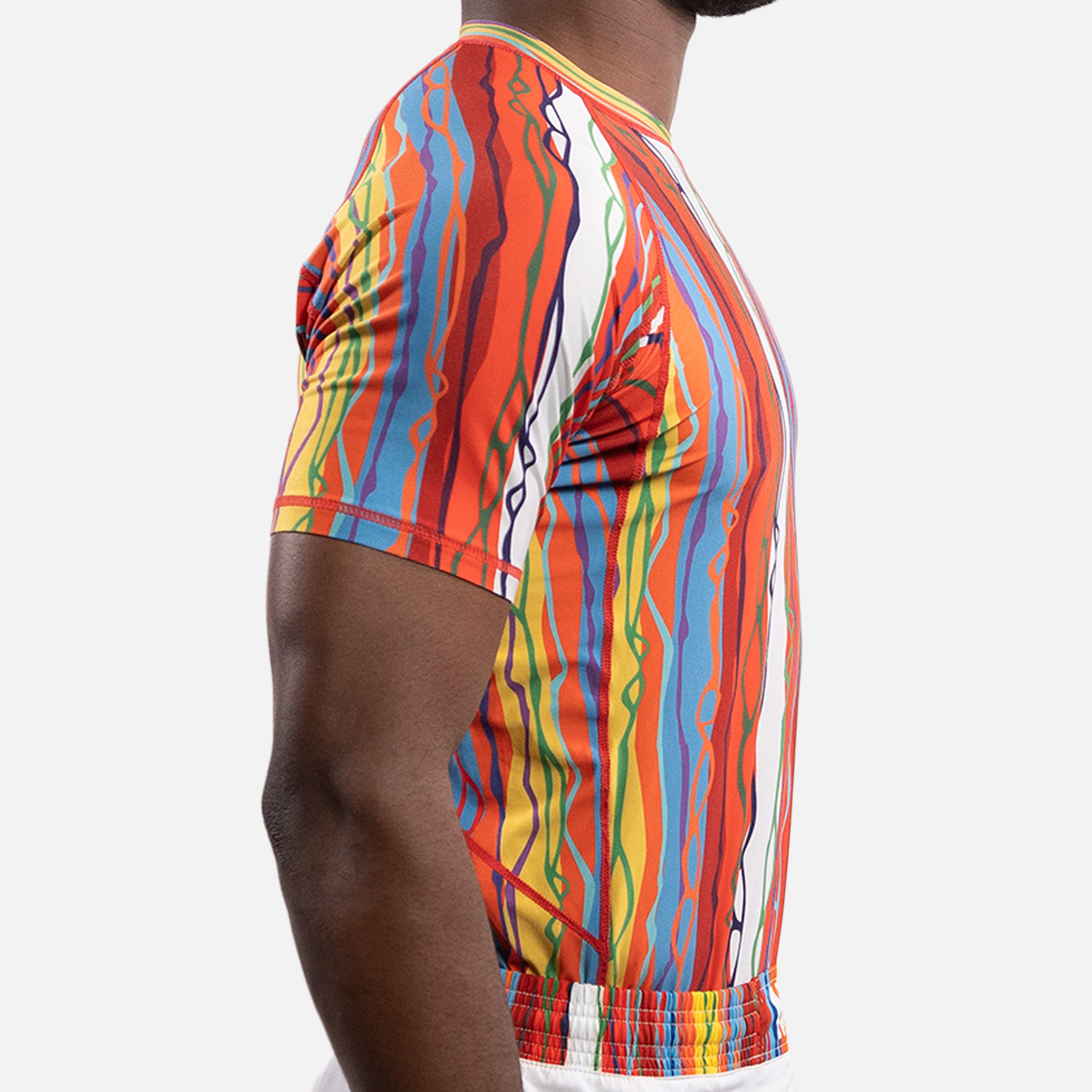 MA1 Chaotic Knit Short Sleeve Rashguard