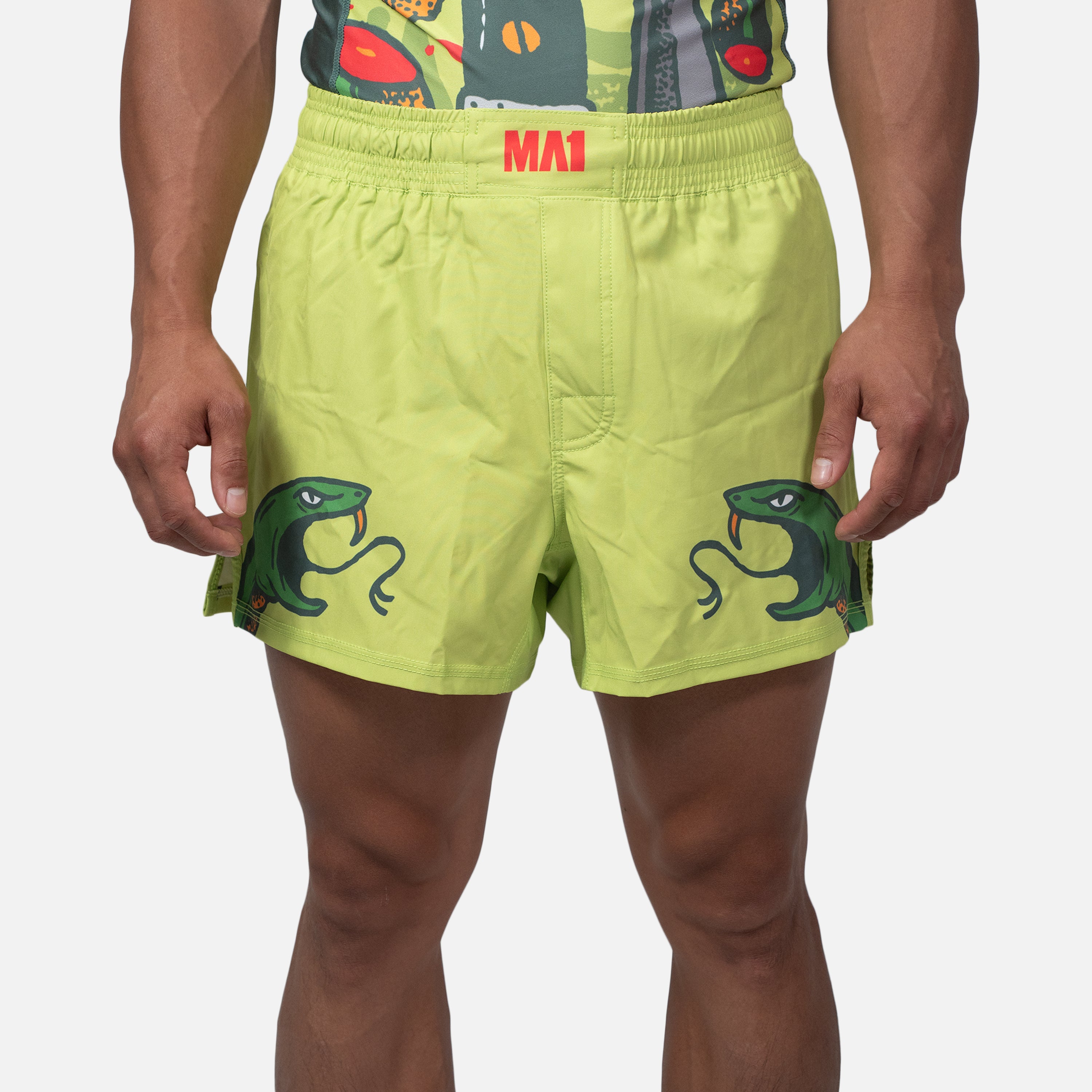 MA1 Snake High Cut MMA Shorts