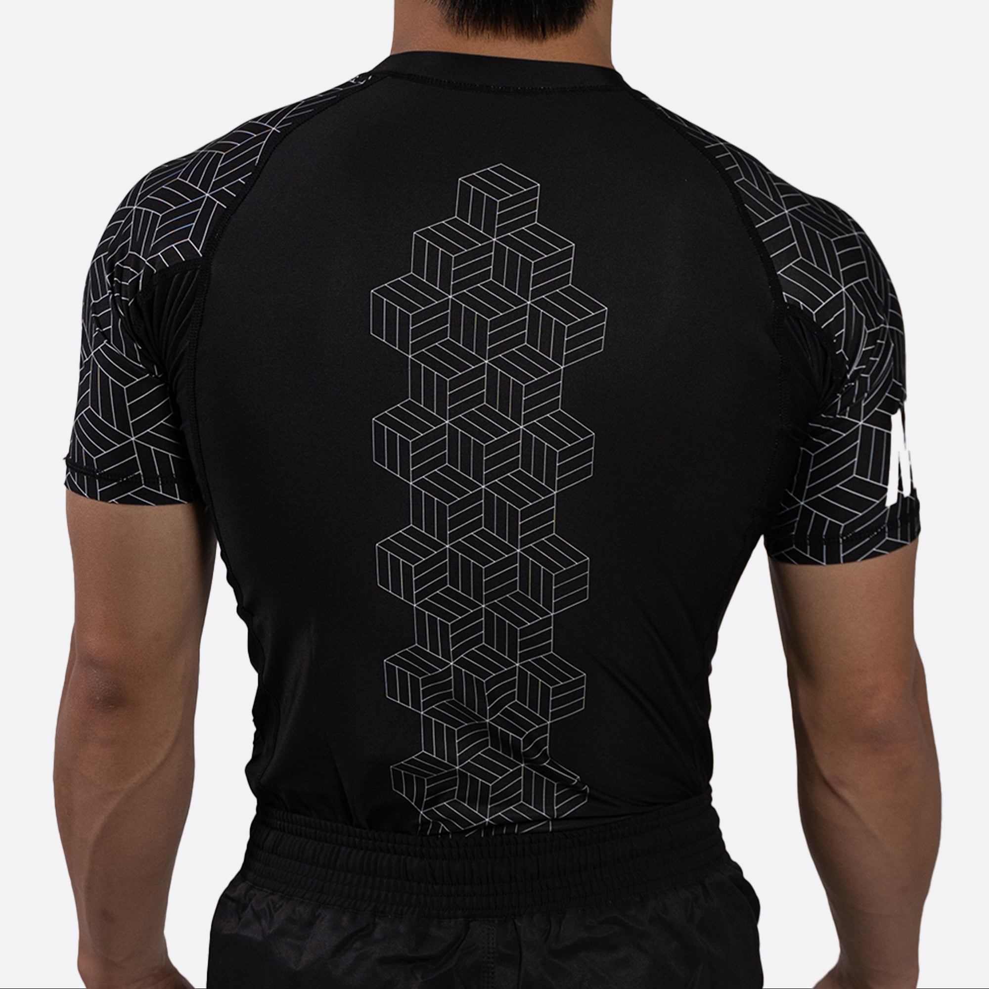 MA1 Short Sleeve Rash Guard - Wagara Black