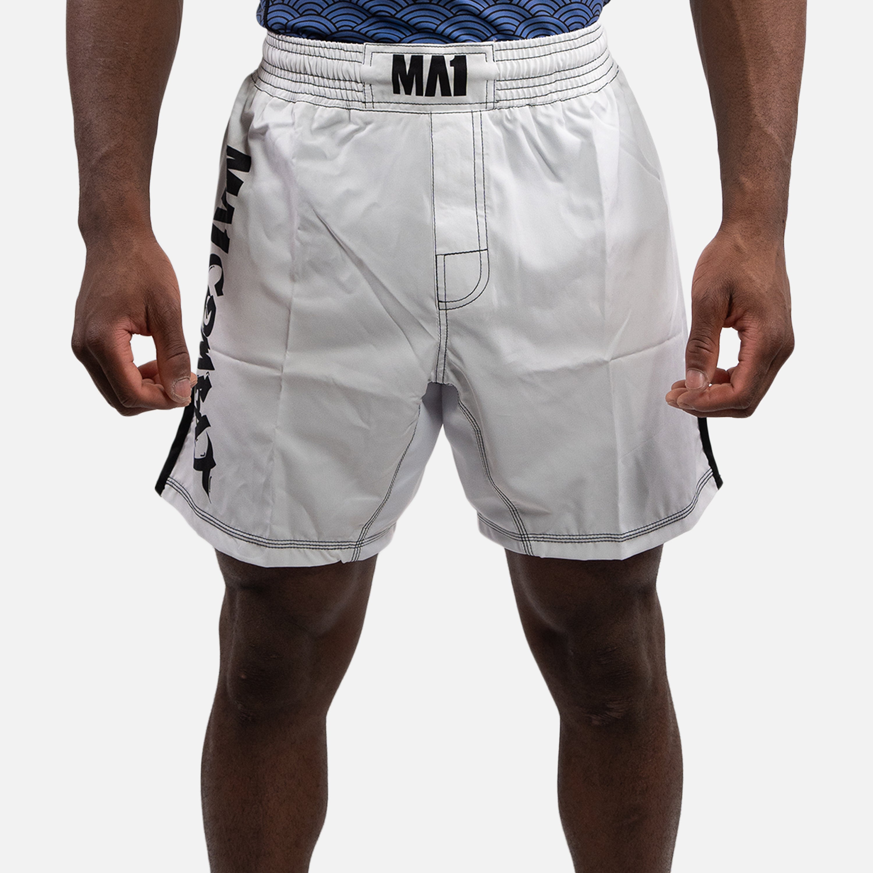 MA1 Combat Basic White MMA Shorts