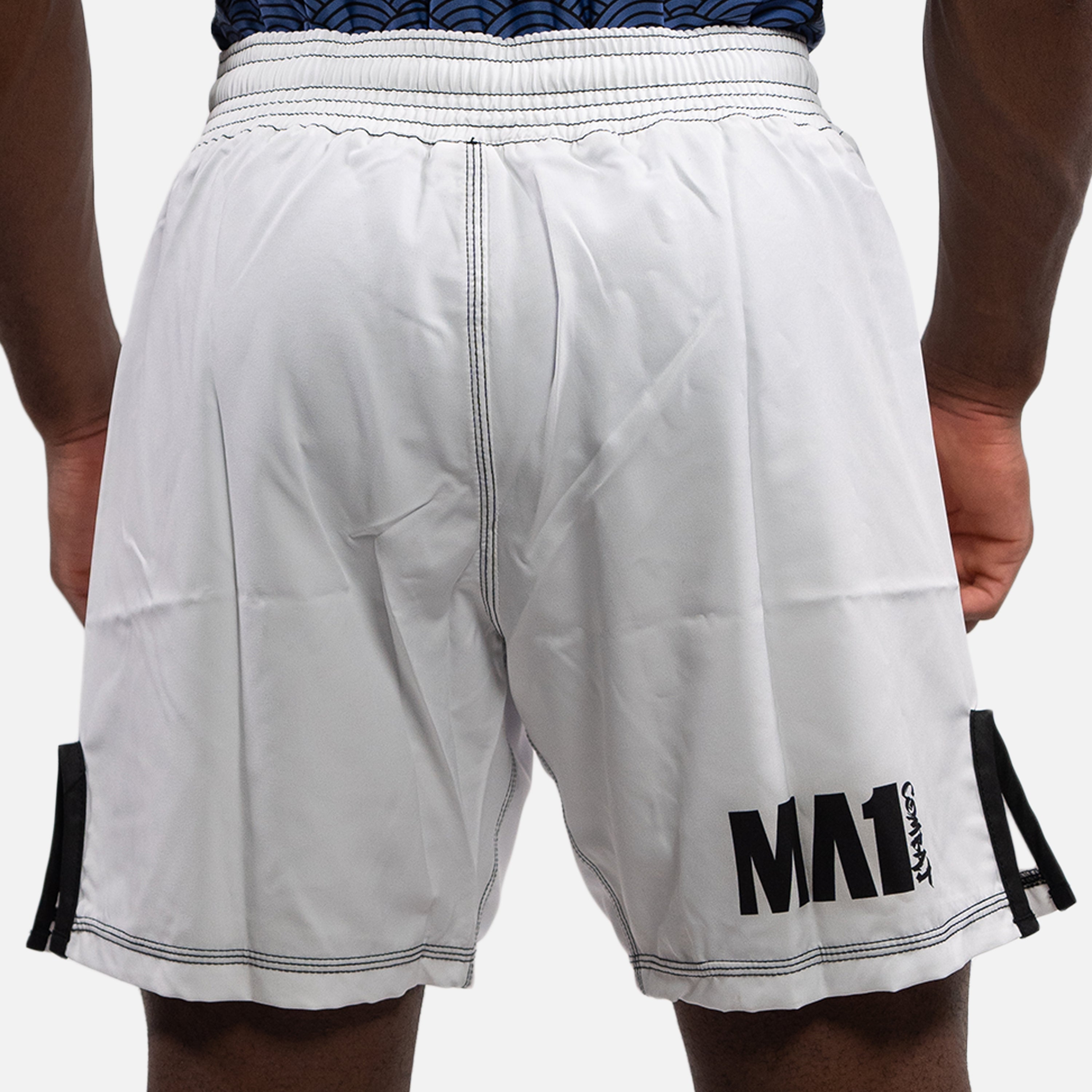 MA1 Combat Basic White MMA Shorts