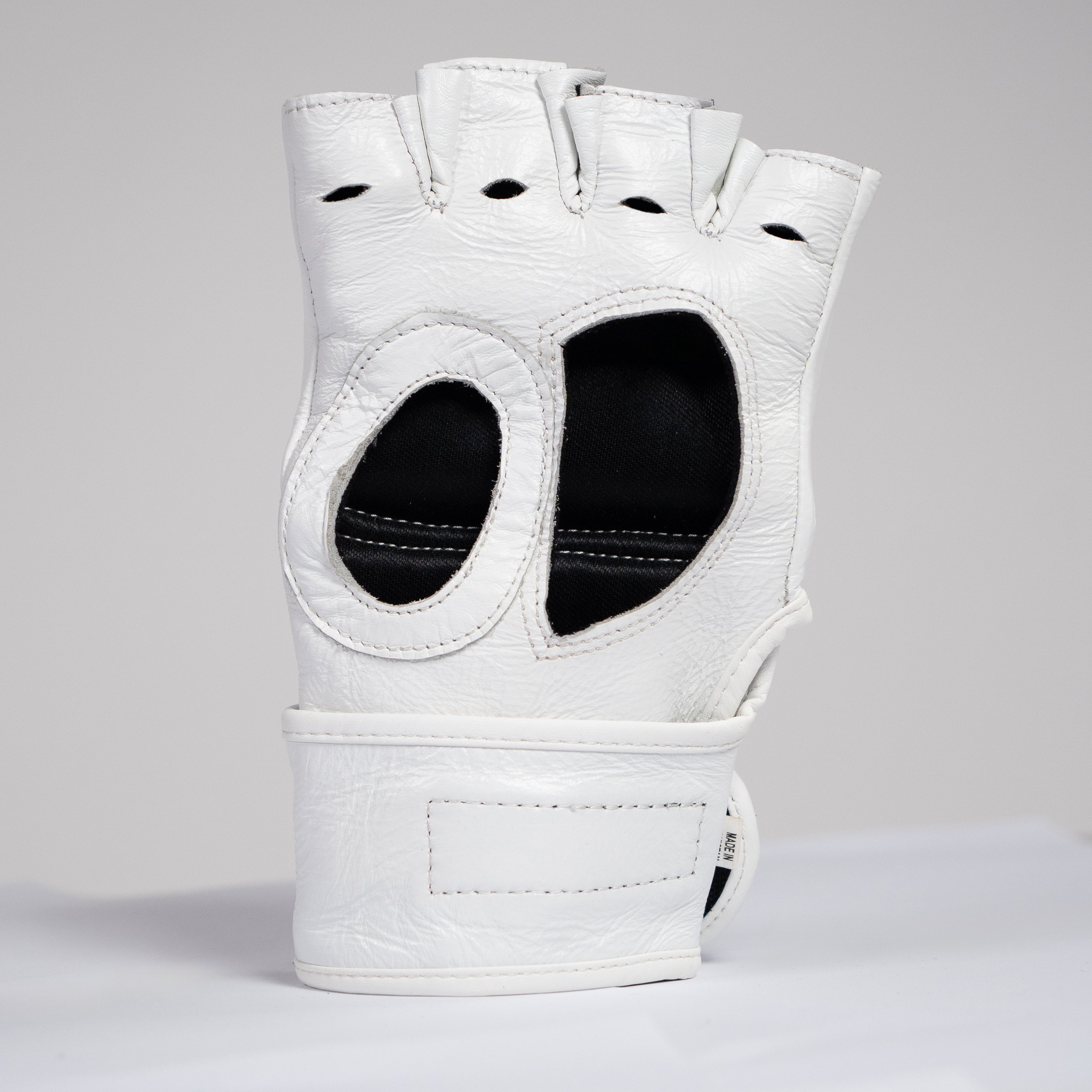 MA1 White Leather 4oz MMA 4 Gloves
