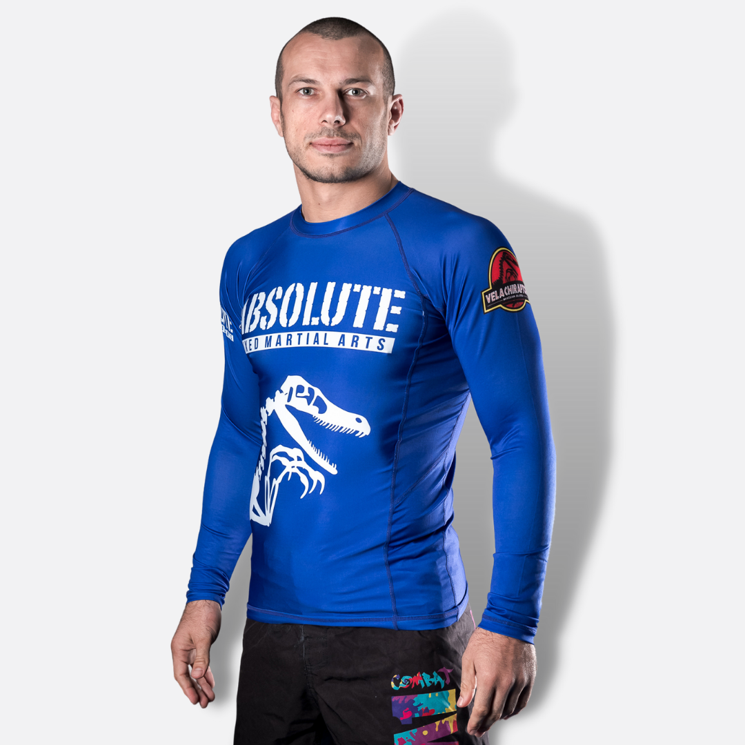 MA1 Raptor Long Sleeve Rash Guard - Blue