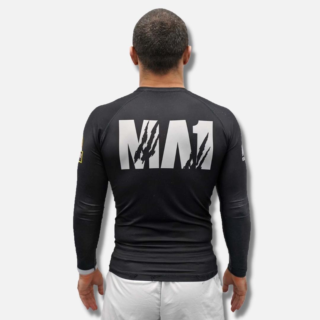 MA1 Raptor Long Sleeve Rash Guard - Black